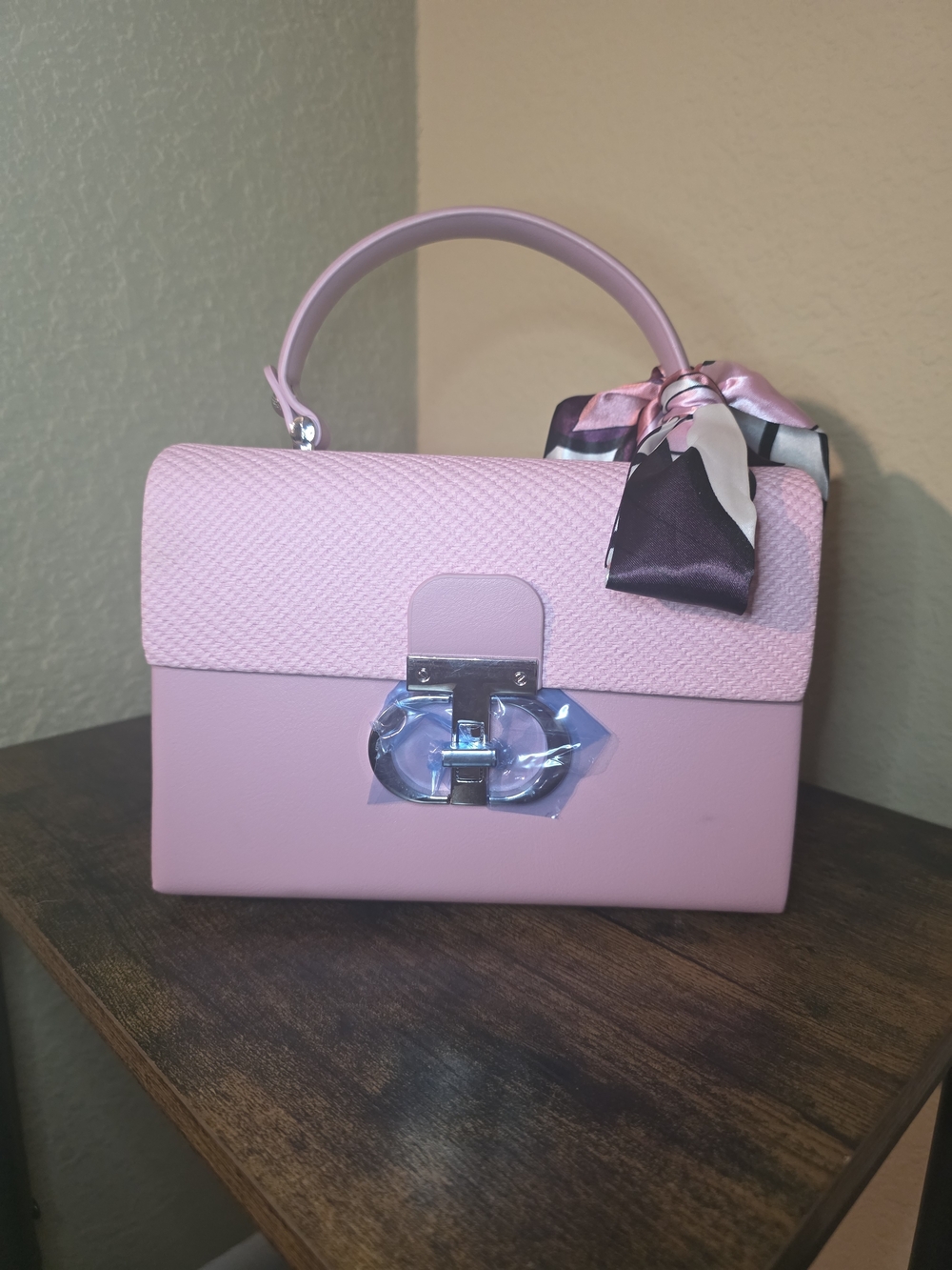 Stylish Pink Top-Handle Women's Bag